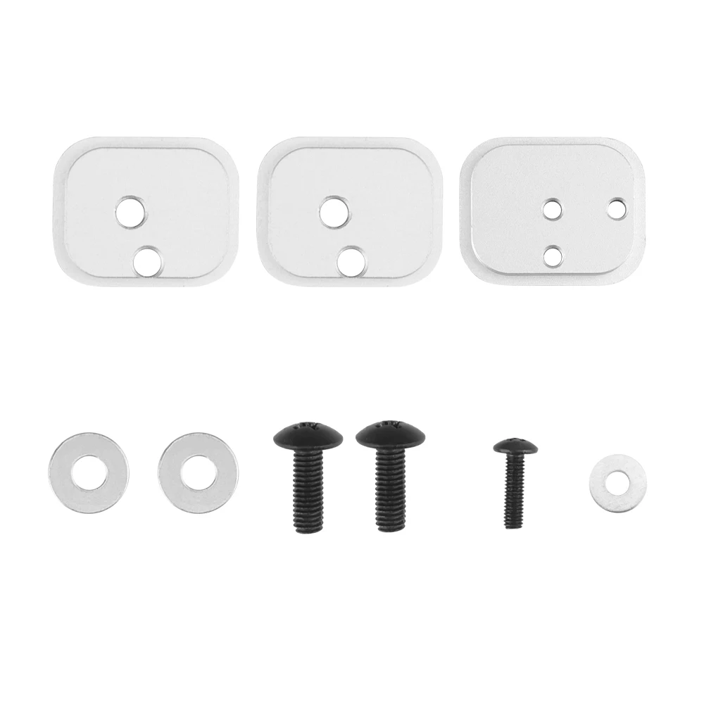 Morsetti in gomma per montaggio su fucile tattico veicolo verticale M4 AR15 organizzazione Rifle Rack piastre di supporto in alluminio per pannello rigido Molle
