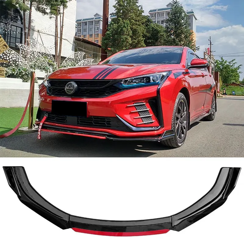 Front Bumper Spoiler for AEOLUS A30 Splitter 2020 - 2022 Carbon Surface Skirt Body Kit Lip