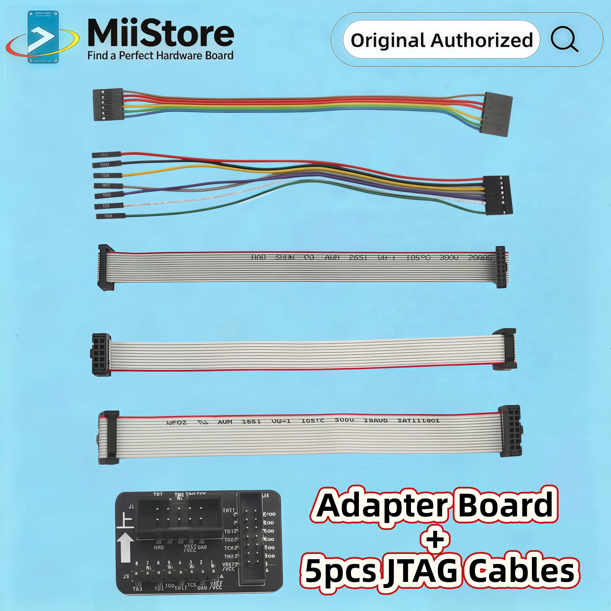 XILINX Downloader Adapter Board JTAG Cable Red Original Dedicated Adapter Board