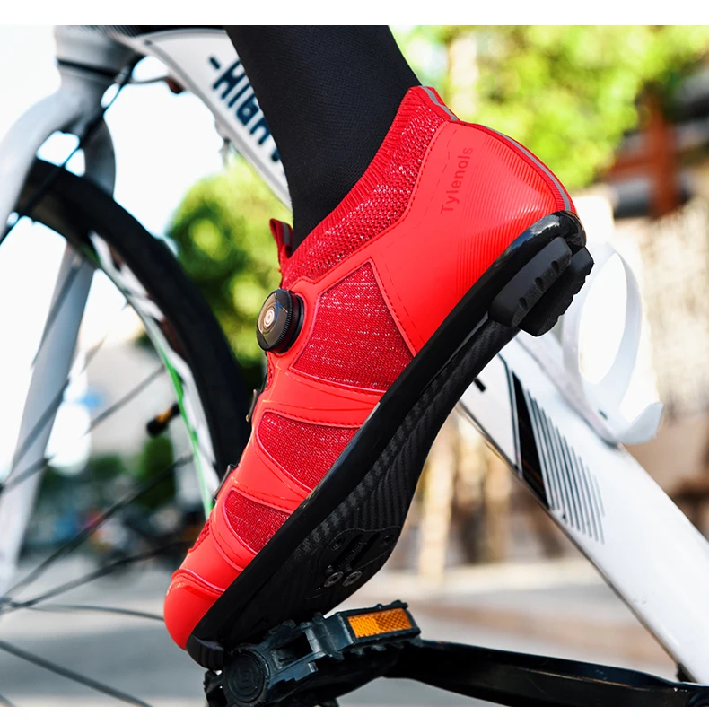 Männer MTB Radfahren Schuhe Atmungsaktive Stollen Rennrad Schuhe Racing Geschwindigkeit Turnschuhe Frauen Mountainbike Schuhe für Shimano SPD SL – Detail 13