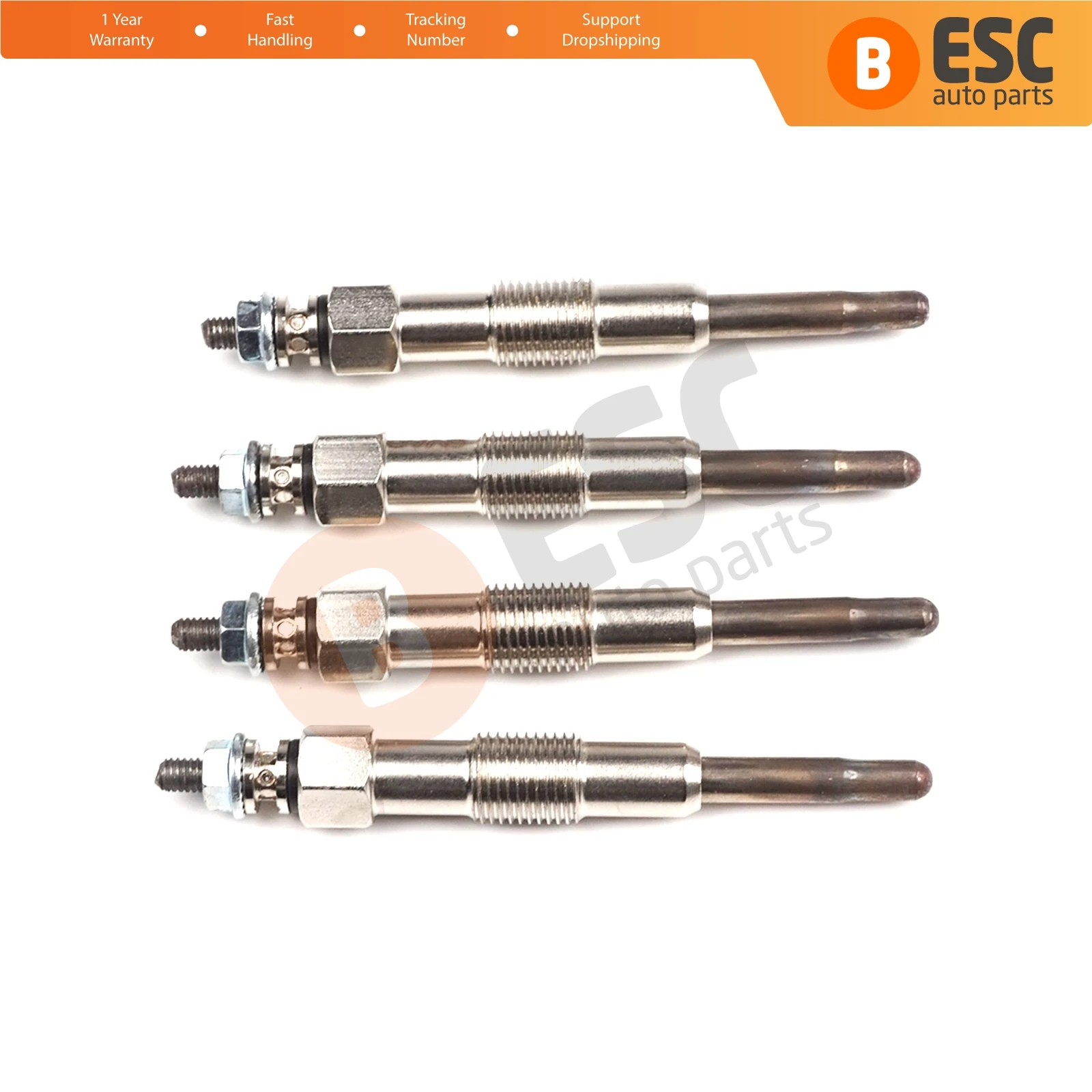 

ESC Auto Parts EGP42-1 4 Pcs Heater Glow Plugs GX83, 100221170, 730MJ for Fiat Croma 1.9 TD Fast Shipment Ship From Turkey