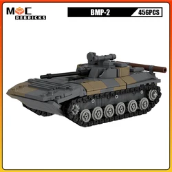 MOC Building Blocks BMP-2 Infantry Tank MIlitary Battle Armored Vehicle Technology Weapon DIY Assembly Bricks Model Kid's Toys