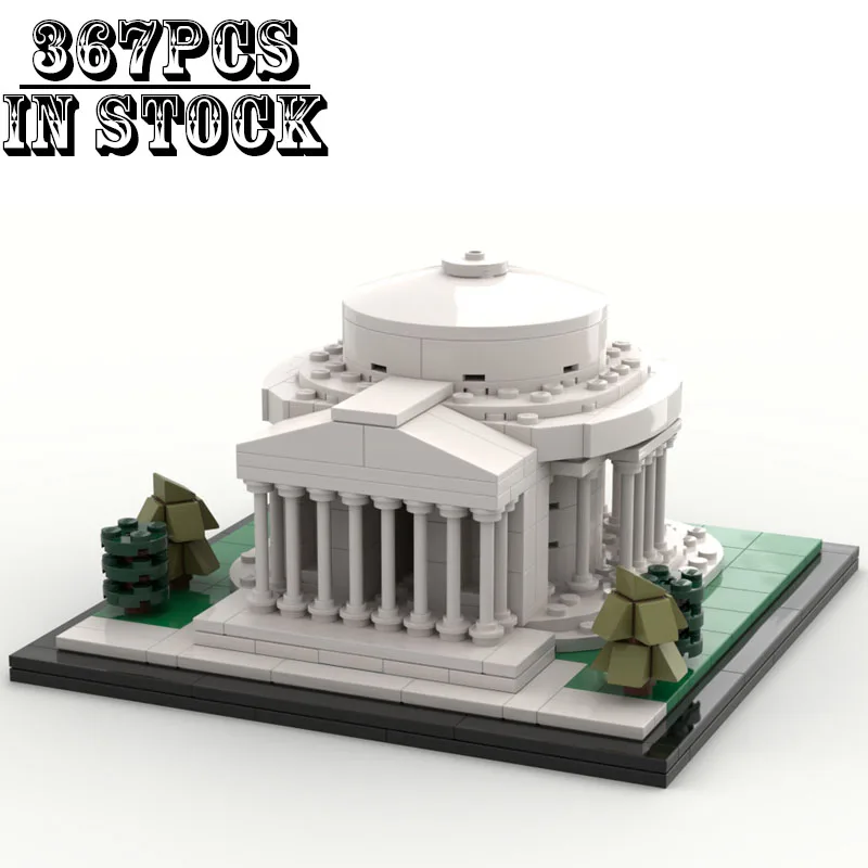 

MOC-36588 Building Block Jefferson Memorial Model Creative Toy DIY boy kids Birthday Christmas Gifts Exquisite ornaments