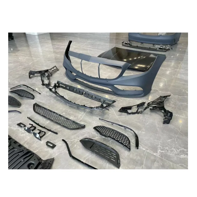 

High quality car conversion bumper body kit for Mercedes Benz CLS W218 upgrade to CLS63 bodykit with Aluminum Hood
