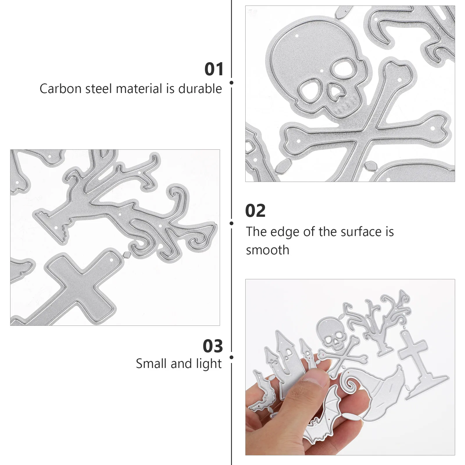 

Metal Embossing Knife Die for Carbon Steel Halloween Decorations Cutting Stencil