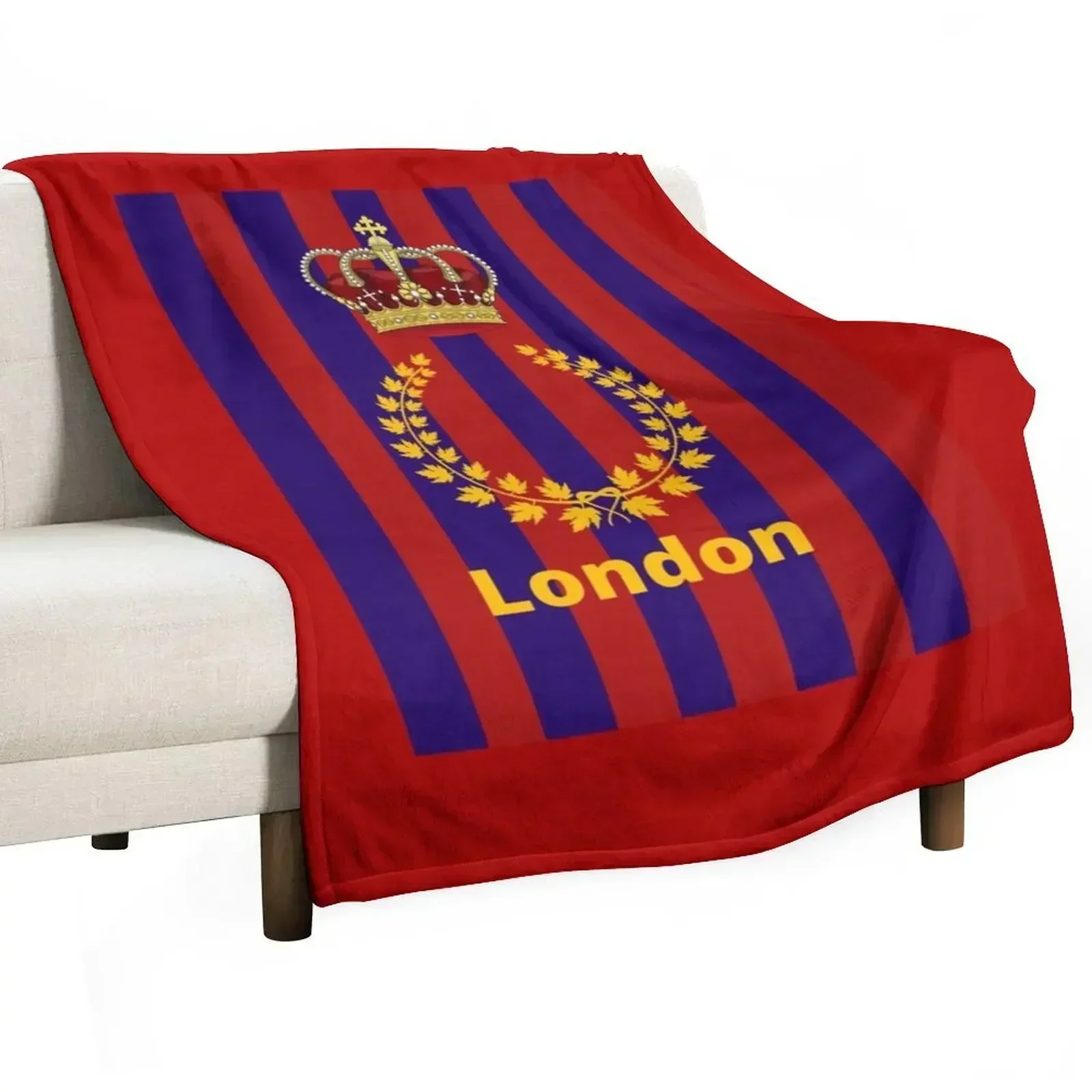 British Royalty themed pattern on fun Fashion and Accessories Throw Blanket Soft Big Quilt Sofas Blankets