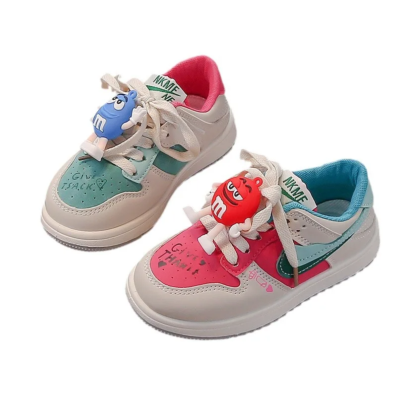 

2026 Fall New Kids Sneakers for Girls Casual Flat Shoes Cartoon My Melody Series Comfort Walking Shoes