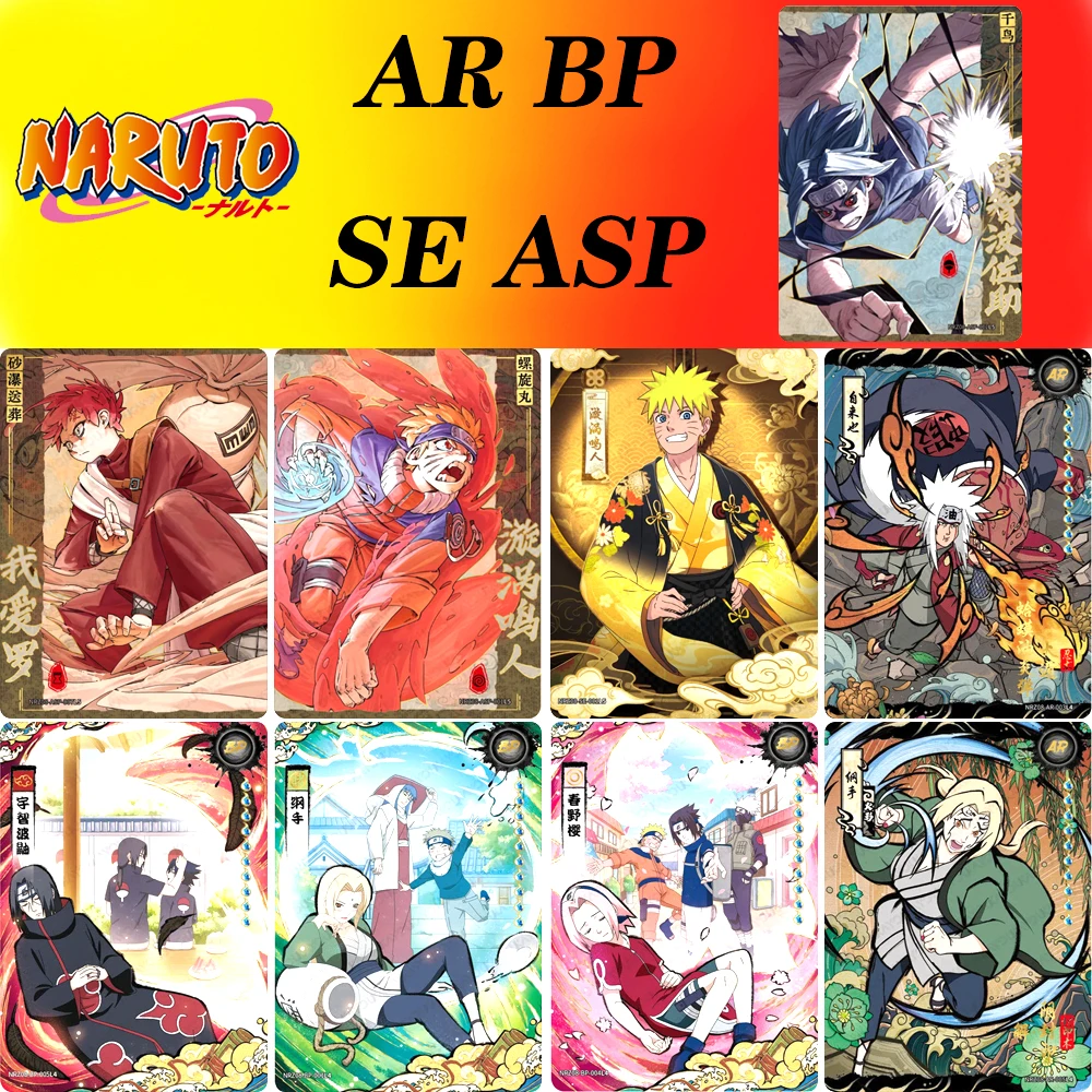 KAYOU NARUTO ASP SE card Uchiha Sasuke Haruno Sakura Genuine rare Cool Game toys Collection card Christmas birthday gift