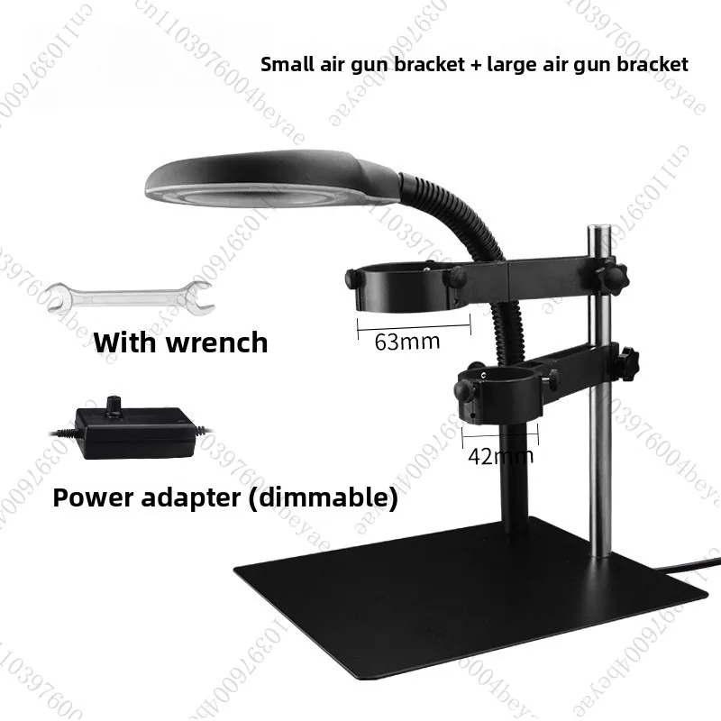 

Светодиодная лупа высокой четкости, настольная лампа, термофена, фиксированный кронштейн, верстак для электронного обслуживания, регулировка яркости
