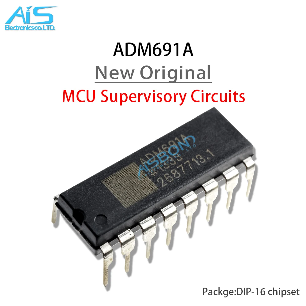 

5Pcs/Lot New ADM691A ADM691AN ADM691AAN DIP-16 Microprocessor Supervisory Circuits IC