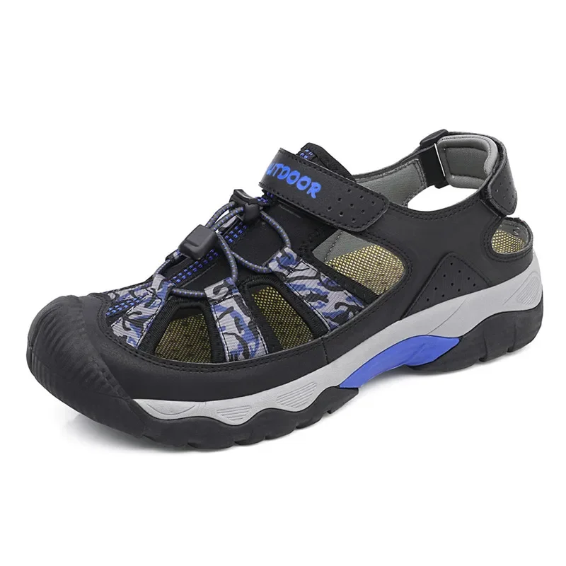 

Summer Men Sandals Casual Slippers Climbing Outdoor Breathable Trekking Beach Classic Roman Fashion Hiking Comfortable Fishing