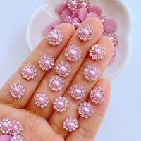 Mini gema de cristal para decoración de uñas, accesorio de resina de 100 piezas, plana con parte posterior, apliques de diamantes de imitación, manualidades para álbum de recortes de boda