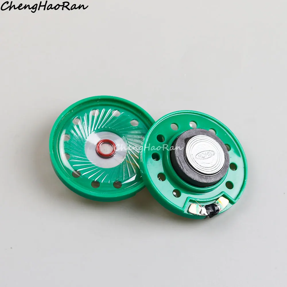 2 Pcs Ultra-thin Speaker Doorbell Horn Toy-car Horn 8/16/32 Ohm 0.5W 0.25W 8R 16R 32R speaker 20 21 23 27 29 mm Diameter Speaker