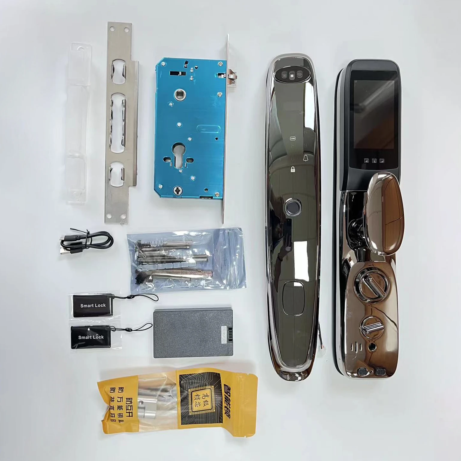 STLF Smart Biometric Palm Recognition 3d Face Control Ai Tuya Wifi Digital Security  Automatic Unlock Electronic Lock