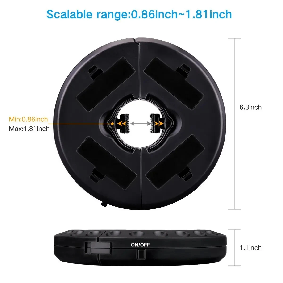 28 Led Patio Umbrella Light for Parasol Beach Umbrella 3 Brightness Modes for Garden Camping Tents Indoor Outdoor Lighting image 4