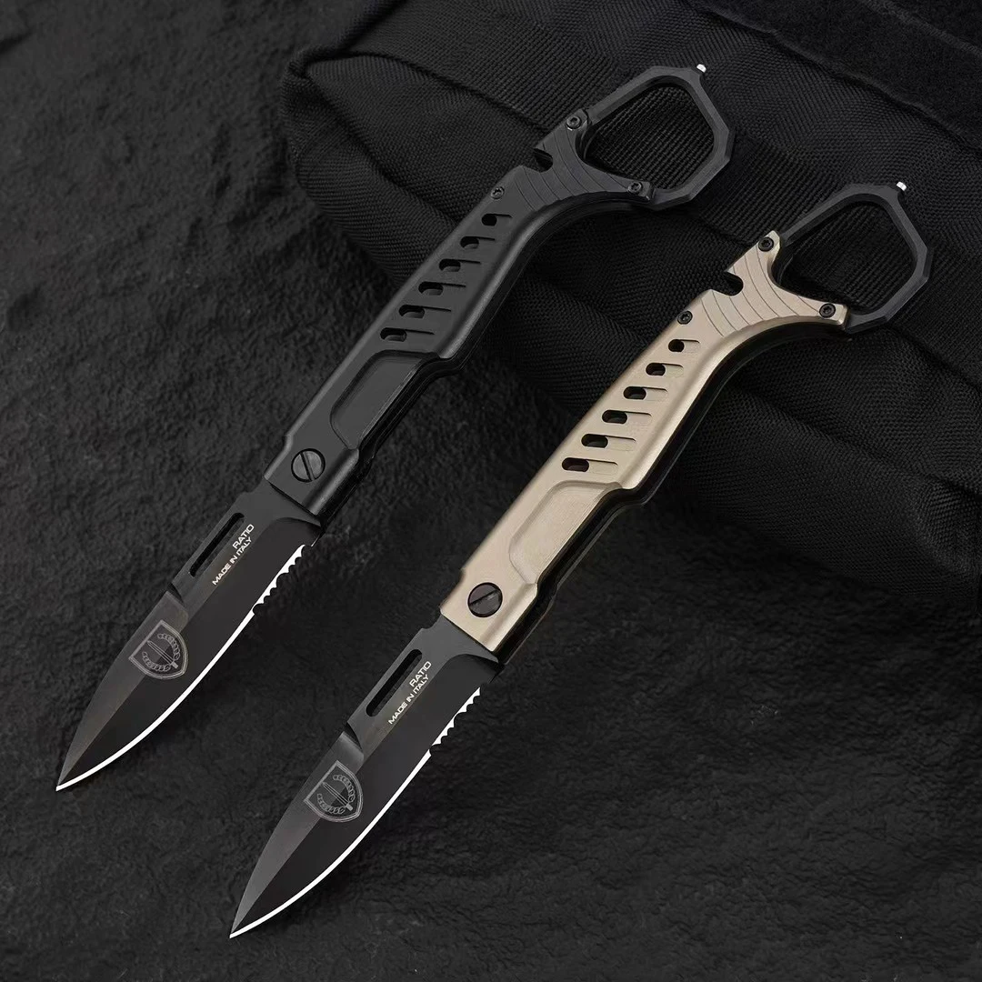 Extr Ratio MH-STEALTH Folding Knife Outdoor Camping Survival EDC Tools CNC Aluminum Tactical gear Combat Defense Hiking knives