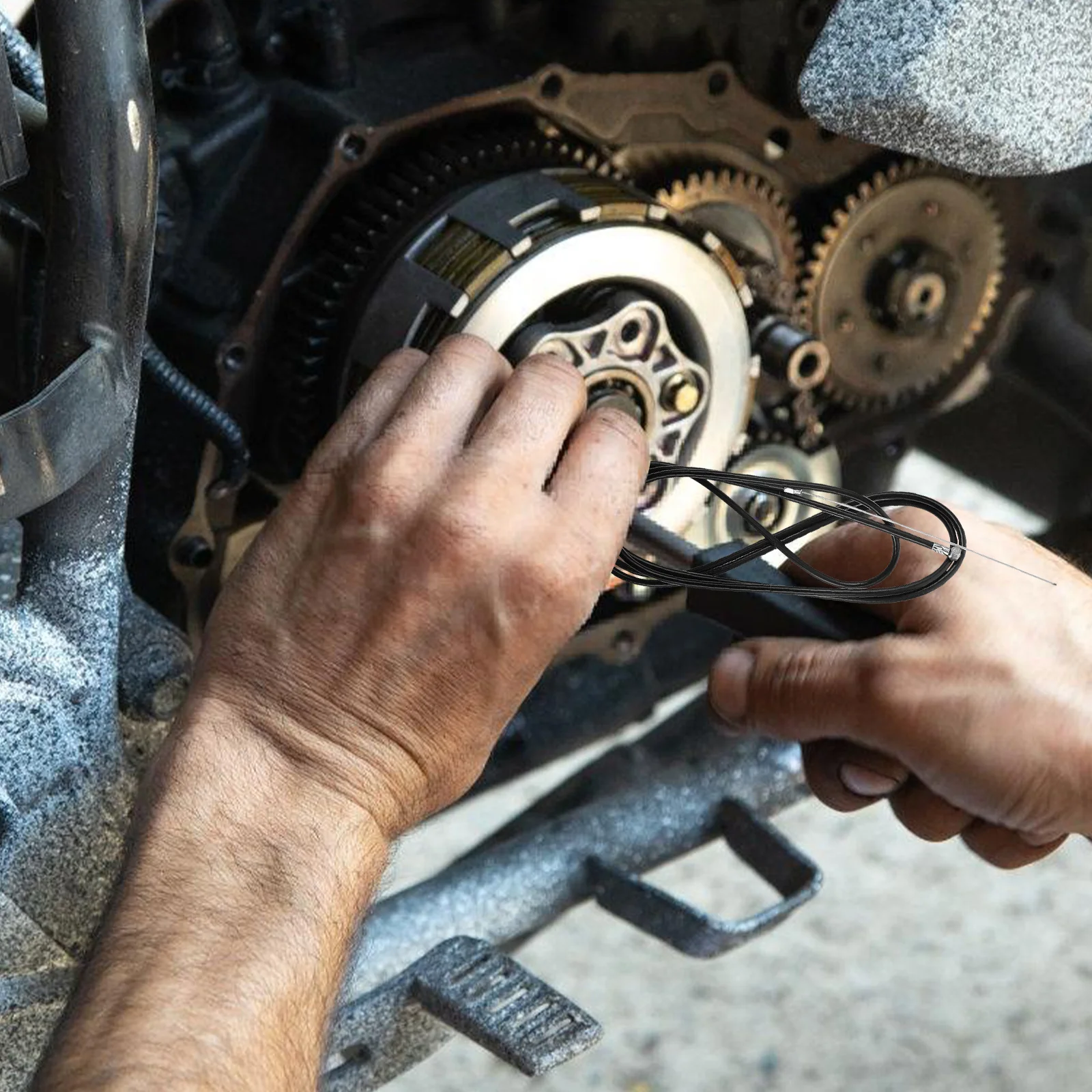 

Durable 2.2m Rear Brake Cable for Electric Tricycle Thickened Steel Wire Bike Brake Cable Replacement Smooth Reliable Braking