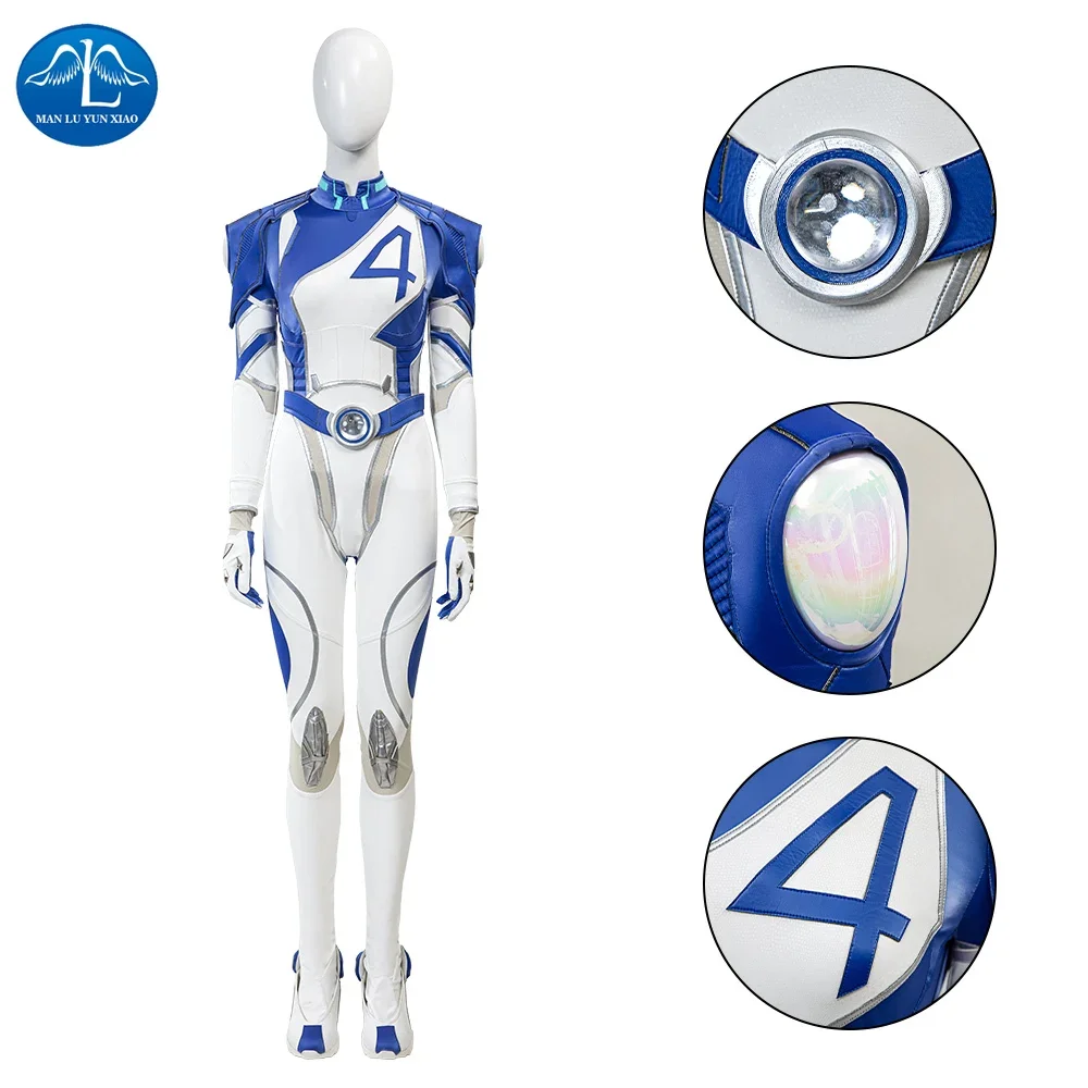 

Manluyunxiao Invisible Woman Cosplay Costume Women Outfit Bodysuit Game Halloween Carnival Costume