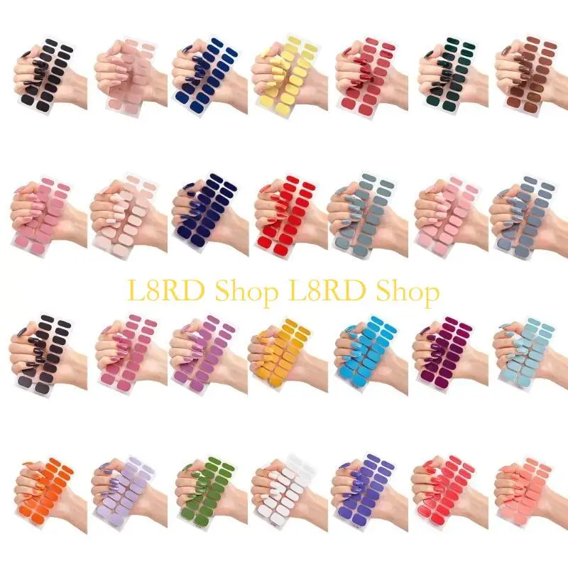 

L8RD 16 полосок наклейки для ногтей полное покрытие наклейка для ногтей полные обертывания для ногтей DIY наклейка для дизайна