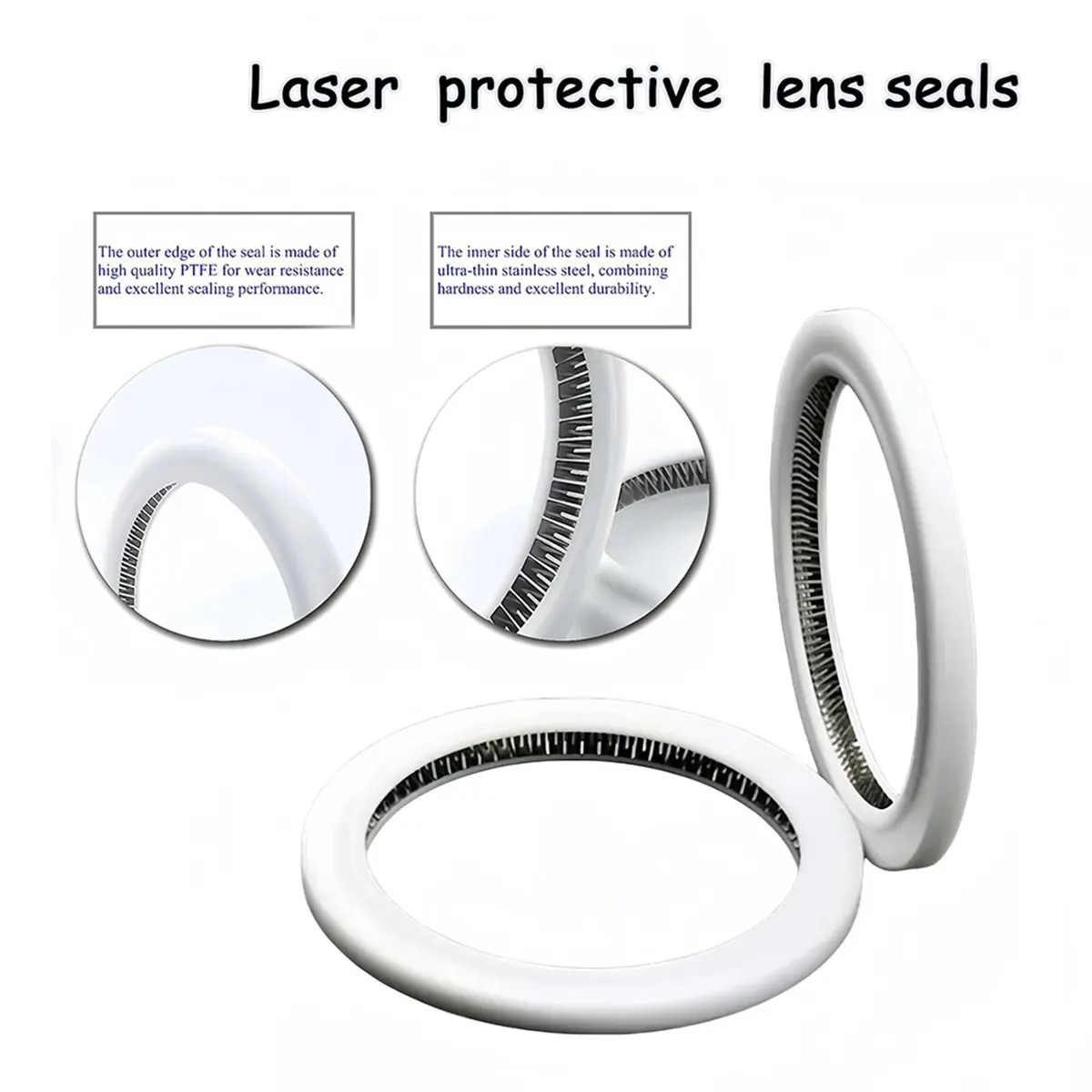 HW970 HW980 Laser Welding Head Sealing Ring 21x15x2.7 Focusing Lens Protective Lens Seal Ring Pressing Ring