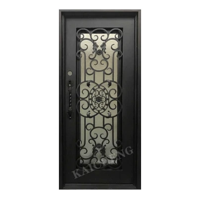 Support Customization Modern Iron Doors Wrought Iron Door For Home Iron Door