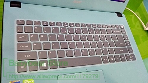 Ultra Thin TPU Keyboard Cover Protector for Acer Aspire K4000 ES1-42 N15C1 Aspire S3-SF3-ES1-433 TMTX40 TMX349