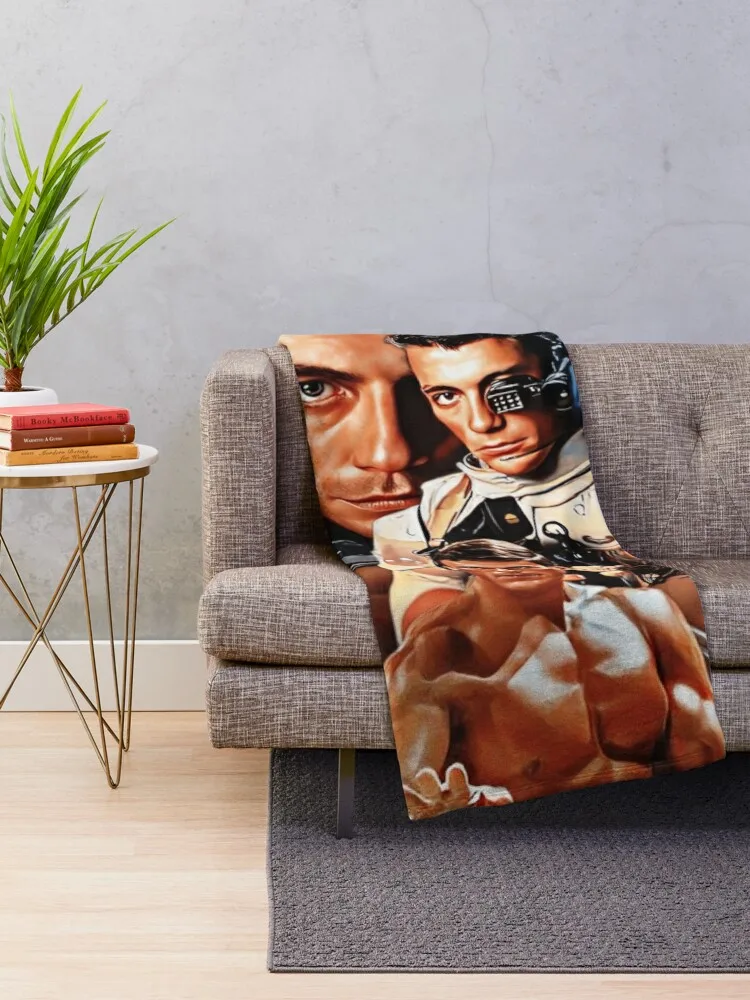 Jean Claude Van Damme Throw Blanket Softest For Sofa Thin Moving Heavy Blankets