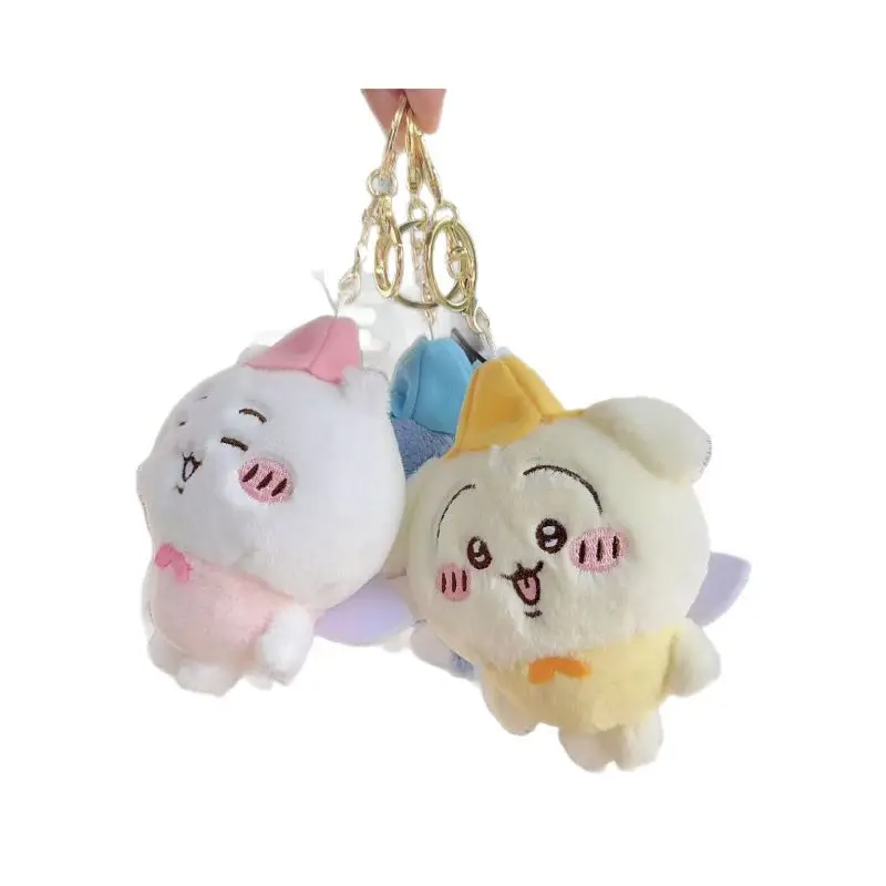 Kawaii Chiikawa Hachiware Usagi 12 cm Bloemenfee Serie Leuke Pluche Rugzak Hanger Sleutelhanger Pop Speelgoed kinderen Gift