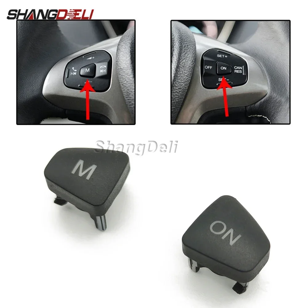 Car Audio Volume Steering Wheel Button Cruise Control Switch M ON Button For Ford Escort Fiesta MK7 MK8 ST Ecosport 2013