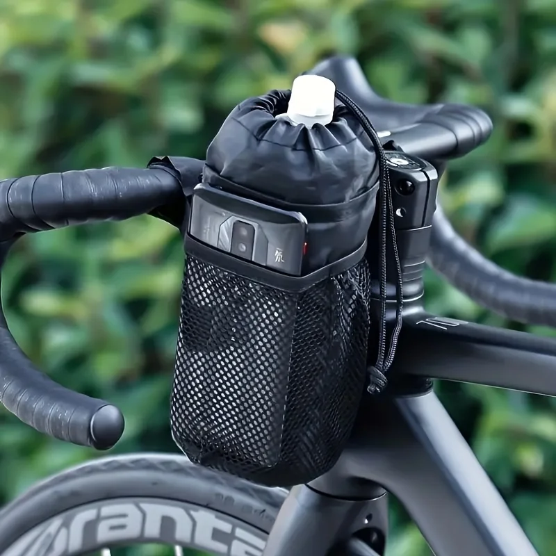 

Bicycle Bag Cycling Water Bottle Carrier Pouch MTB Bike Insulated Kettle Bag Riding Handlebar Bag Bicycle Accessori