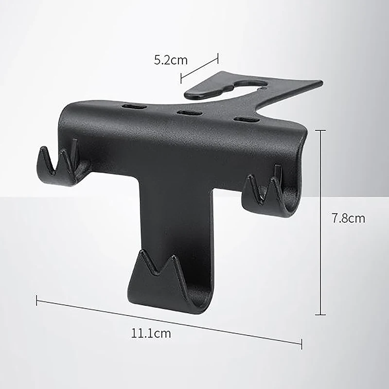 ポータブルカーヘッドレスト収納フック、電話ホルダー、後部座席ハンガー、電話ホルダー、オートクリップ、隠しラック