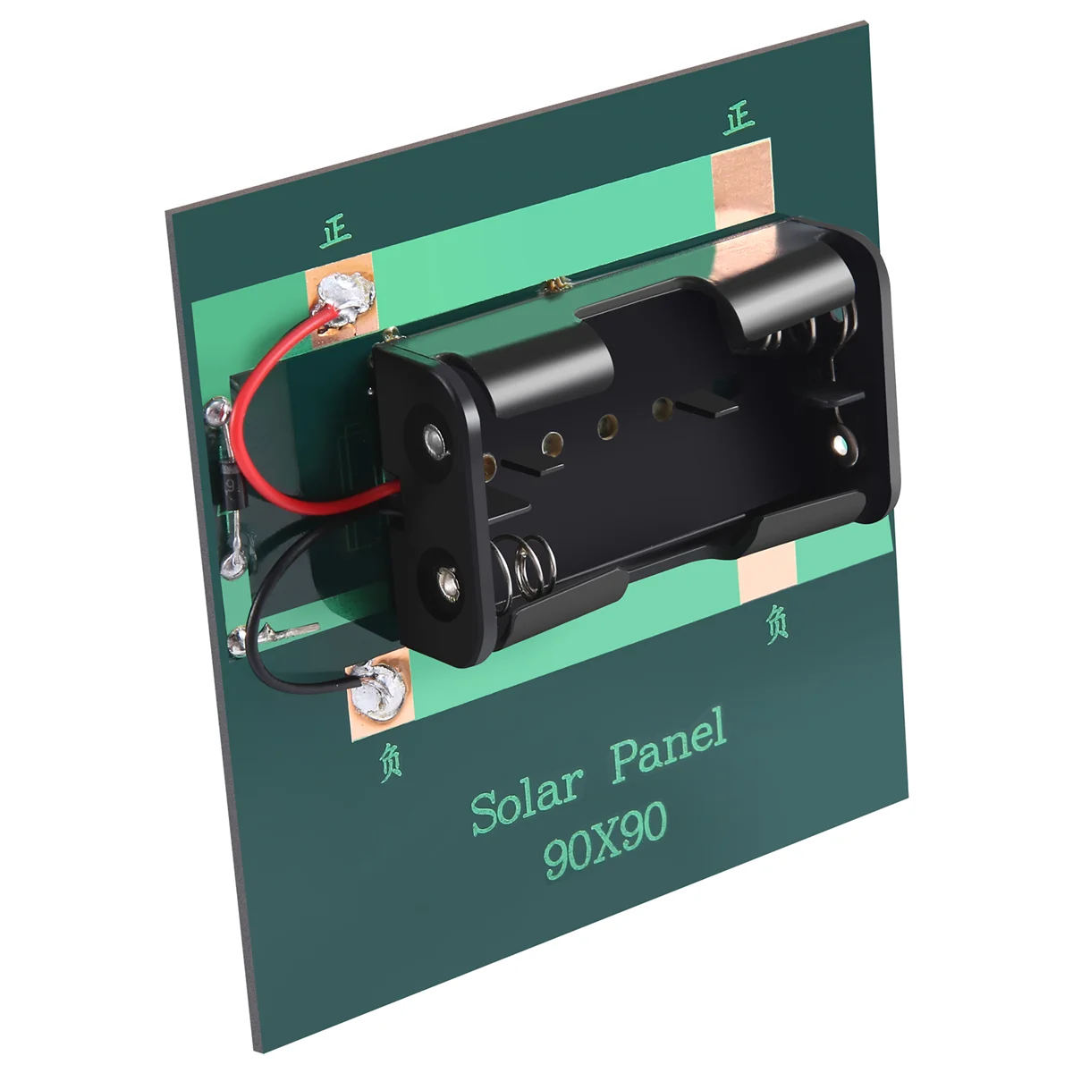 1W 4V wiederaufladbares AA-Batterie-Solarzellen-Ladegerät mit Sockel zum direkten Laden von 2xAA-Batterien