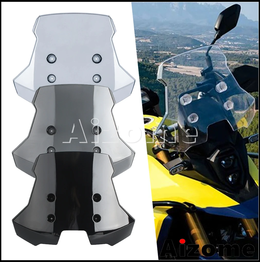 For V-Strom 800 DE Windshield Windscreen For SUZUKI V-STROM 800DE 2023 2024 Motorcycle Front Wind Screen Shield Deflector Plate