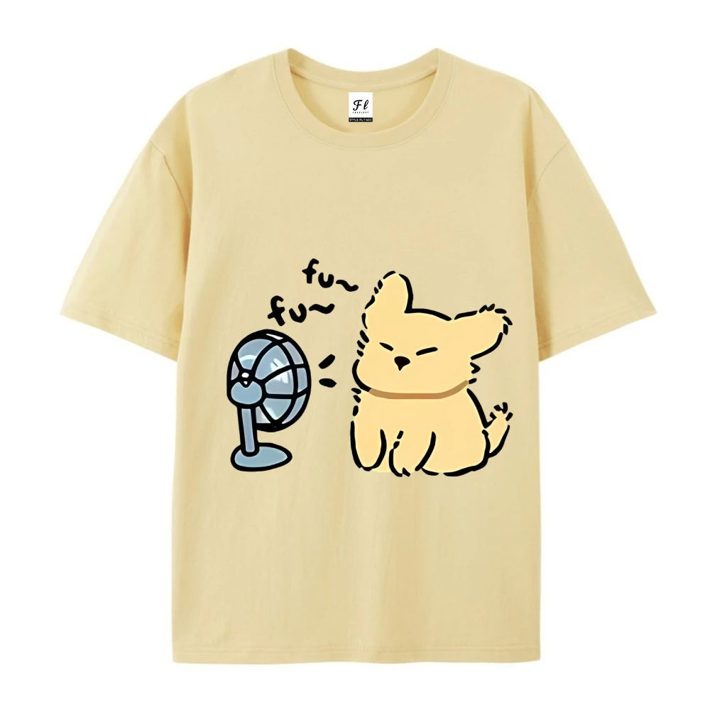 O-คอแขนสั้นพิมพ์กราฟิกฤดูร้อนสบายๆเสื้อผ้าหญิง Street เสื้อยืดผู้หญิง Cool พัดลมเสื้อแมวนุ่ม