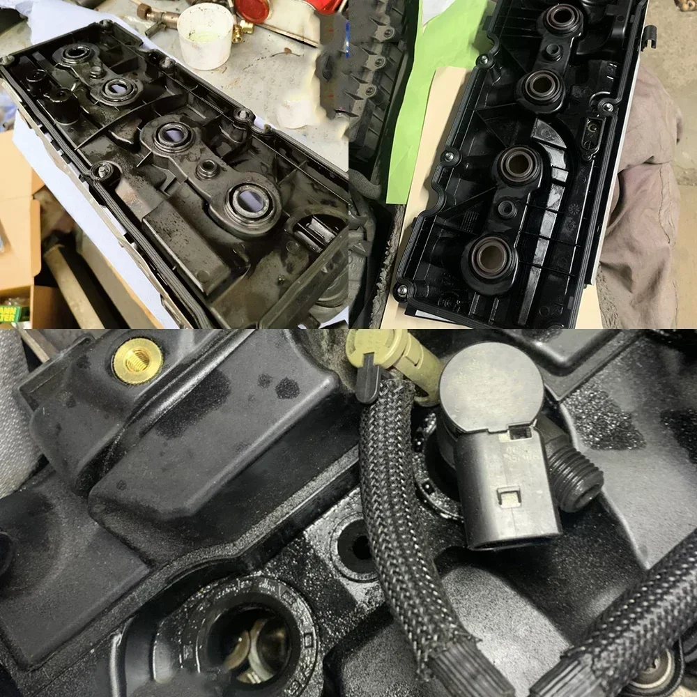 8Pc Fuel Diesel Injector Seal Ring For VW Amarok CC Caddy Crafter EOS Golf Mk6 7 Passat Polo Scirocco Valve Gaskets Holder Cover