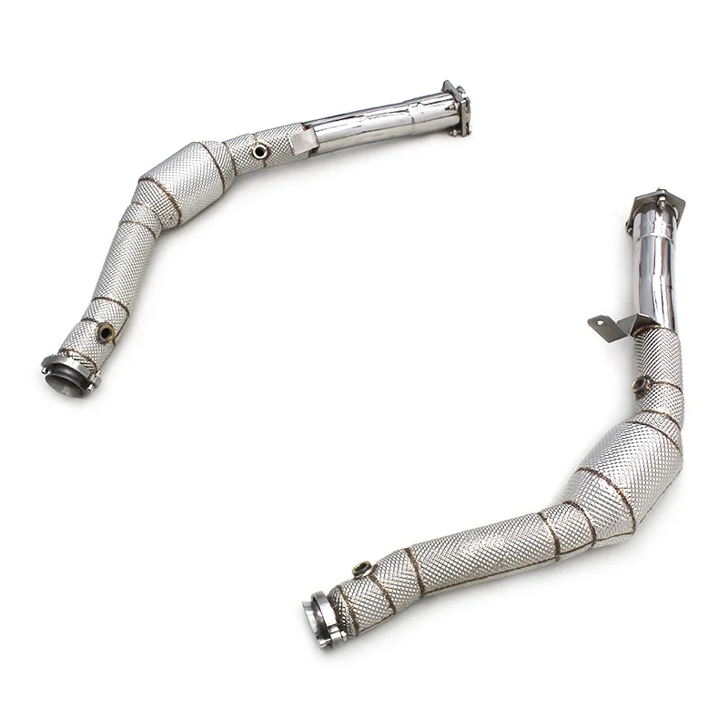 

Head Section High flow Pipes Exhaust Pipes branch downpipe Exhaust Pipe with catalyst for Mercedes-Benz G63 AMG 2013-2019