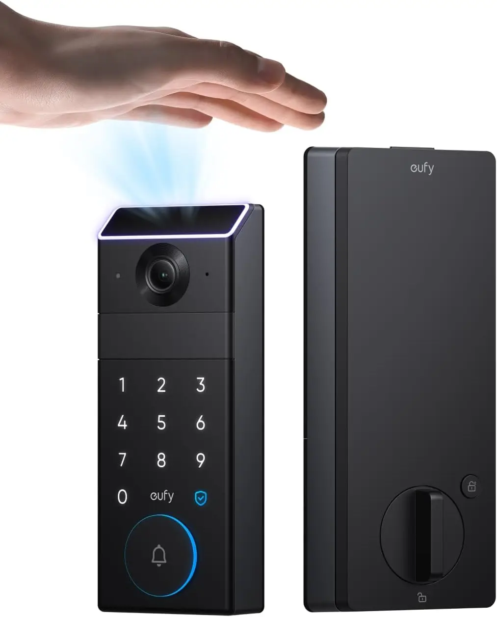 

Умный дверной замок с распознаванием ладони, камерой 2K и датчиком движения - вход без ключа, без ежемесячной платы