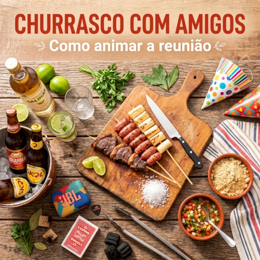 Churrasco com amigos: o que fazer para animar a reunião