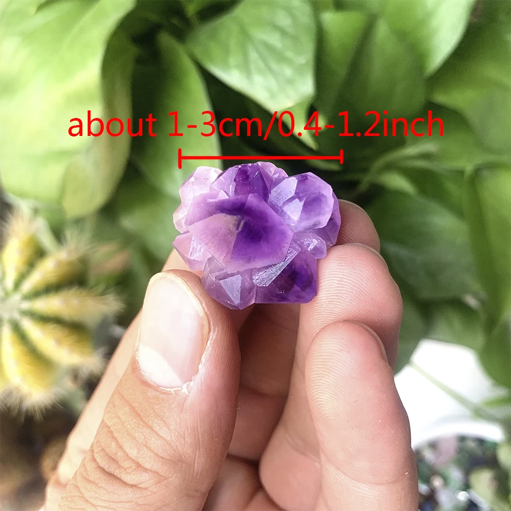 High Quality Amethyst Cluster Natural Crystal Raw Stone Amethyst Flower Decoration Unique Birthday Gift Home Scene Decor