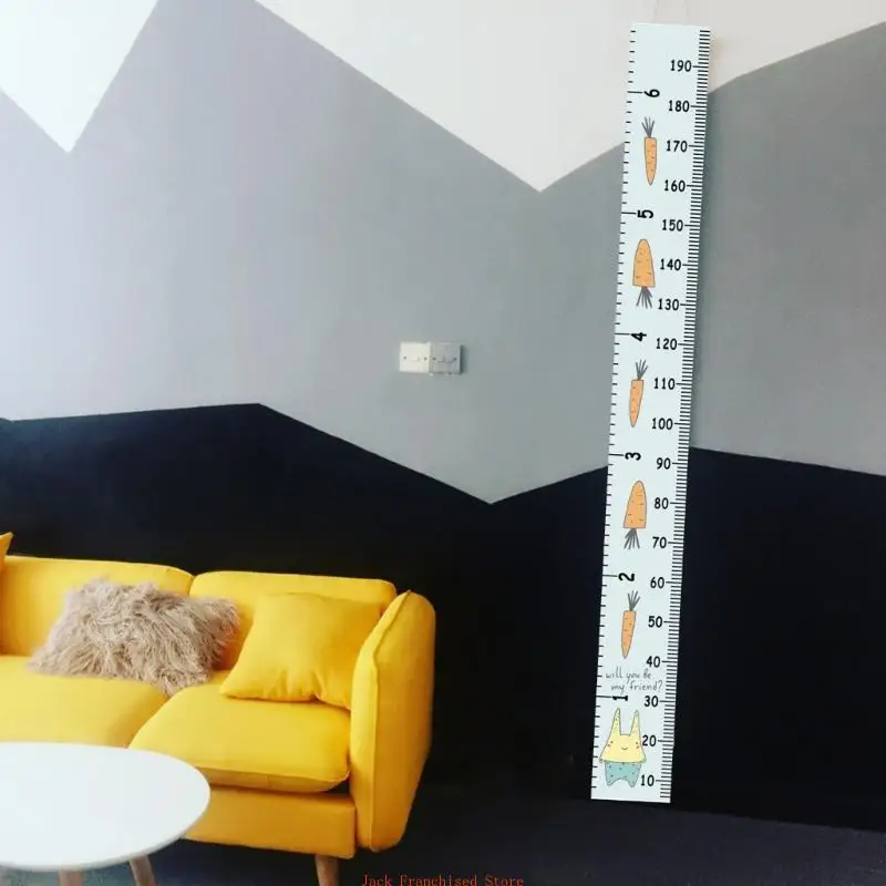 Height Growth Chart Ruler for Kids, Vibrant Wall Meter, Baby Room Decoration