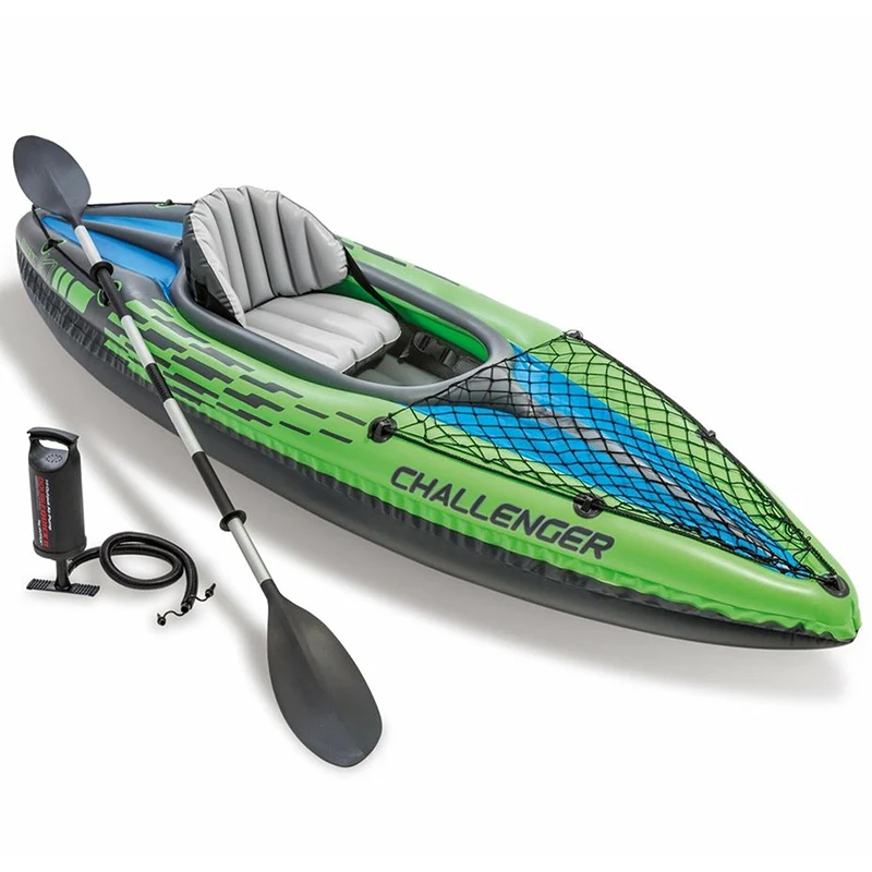 

Top Fashion Single K1 Inflatable Kayak Canoe Foldable Inflatable Boat For 1 Person