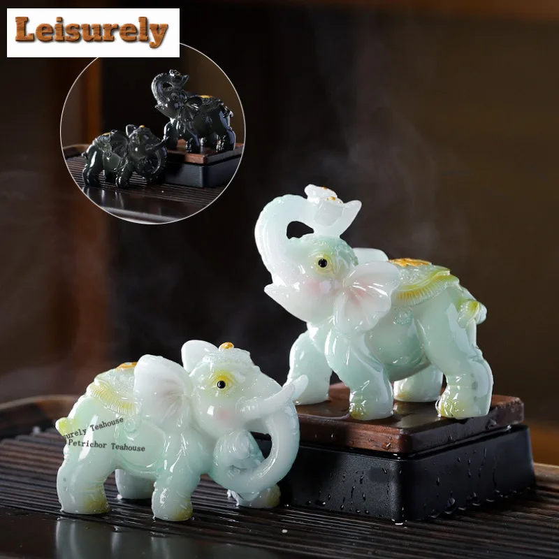 Change Color Creative Auspicious Signs Tea Pet Vintage Exquisite Miniatures Tea Figurine Play Toys Tea Statue Ornaments Supplies