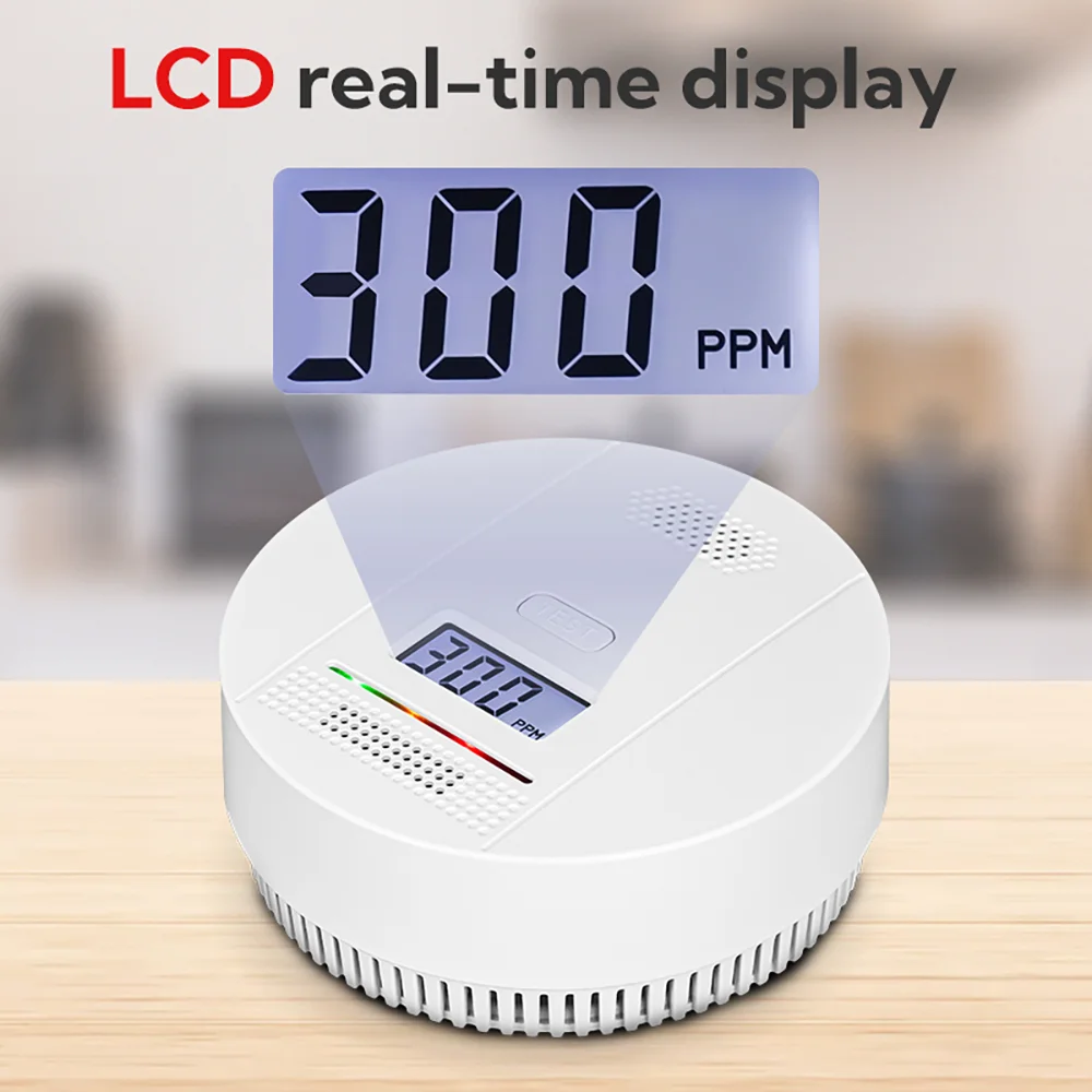 New household liquefied petroleum gas gas detector fire alarm system carbon monoxide detector gas leakage portable carbon