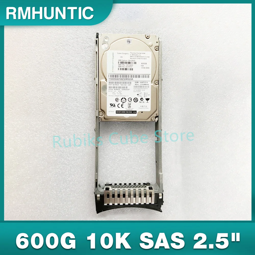 

For IBM Server Hard Disk V3700 600G 10K SAS 2.5" 00MJ145 00Y2430 00Y2503