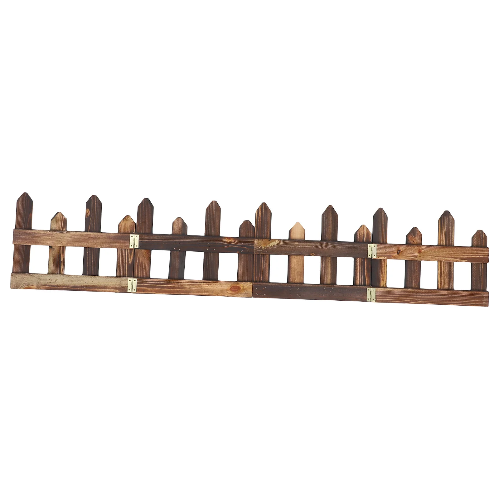 

Solid Wood Flowerbed Edging Decorative Garden Fence for Lawn Border and Balcony Yard Decor Outdoor Fence Edging Prop