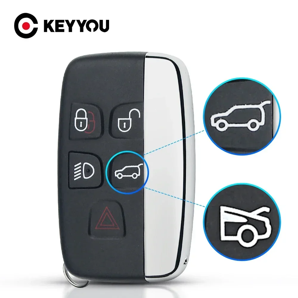 

KEYYOU 10PCS NEW For Land Rover Evoque Discovery 4 Rover Evoque For XE XFL et Jaguar Freelander Car Key Case