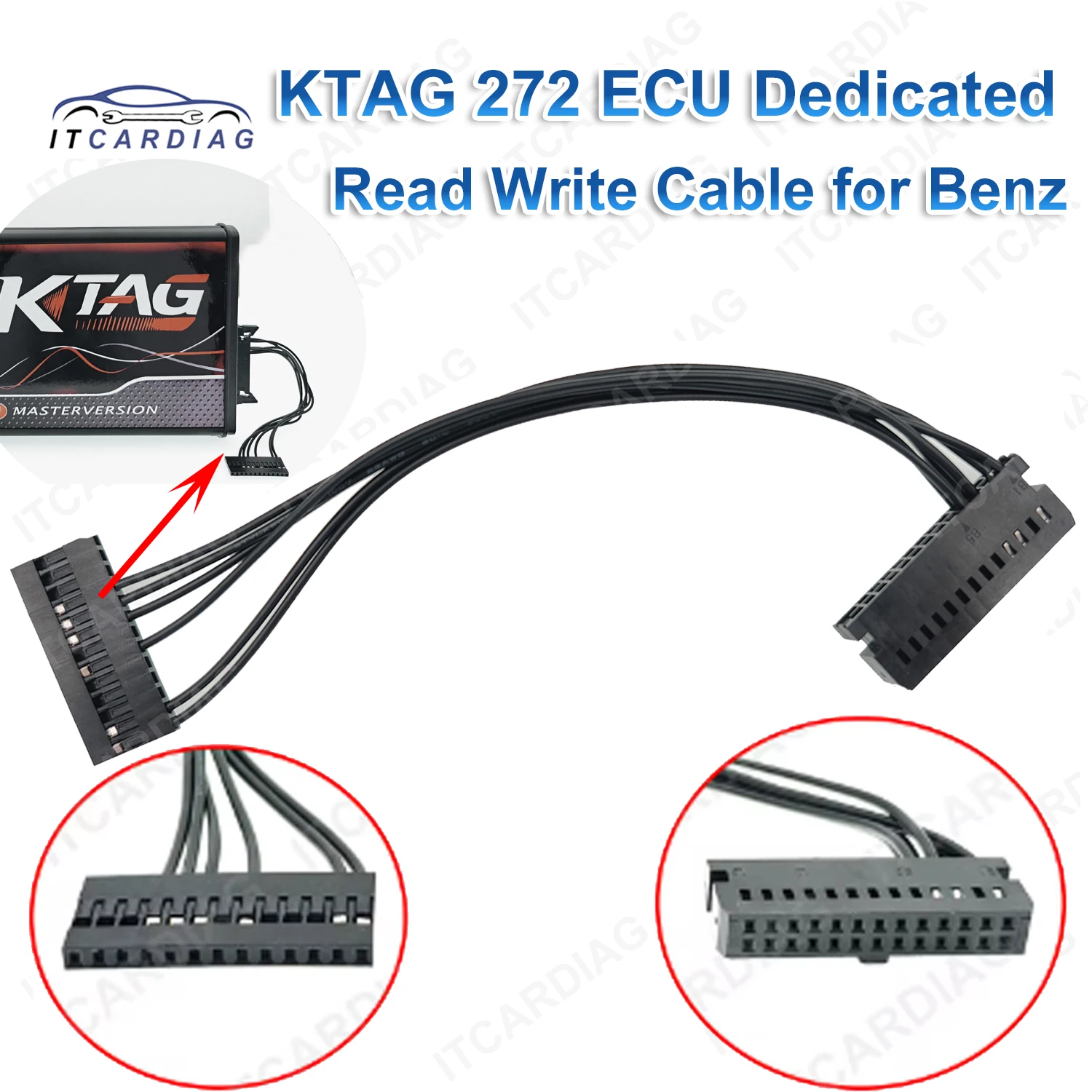 

KTAG 272 ECU Dedicated Read/Write Cable KTAG Connects For Mercedes-Benz ECU 272 Computer Dedicated Read/Write Cable