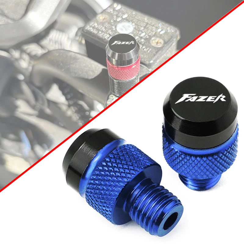 

2025 New For Yamaha FZ1 FZ6 FZ8 FZ 1 6 8 Fazer 150 250 400 1000 CNC Motorcycle Mirrors Hole Plug Screws Caps Mirror Hole Cover