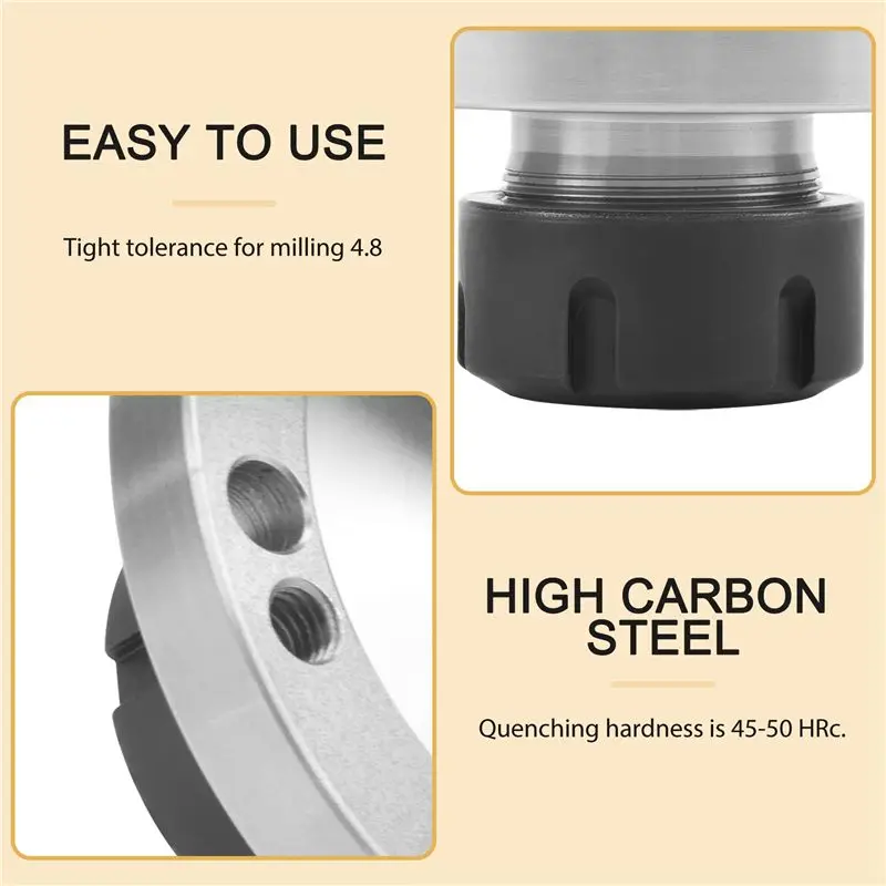 AWAH ER32 Collet Chuck 100MM DIAMETER Compact Lathe Tight Tolerance For Milling 4.8