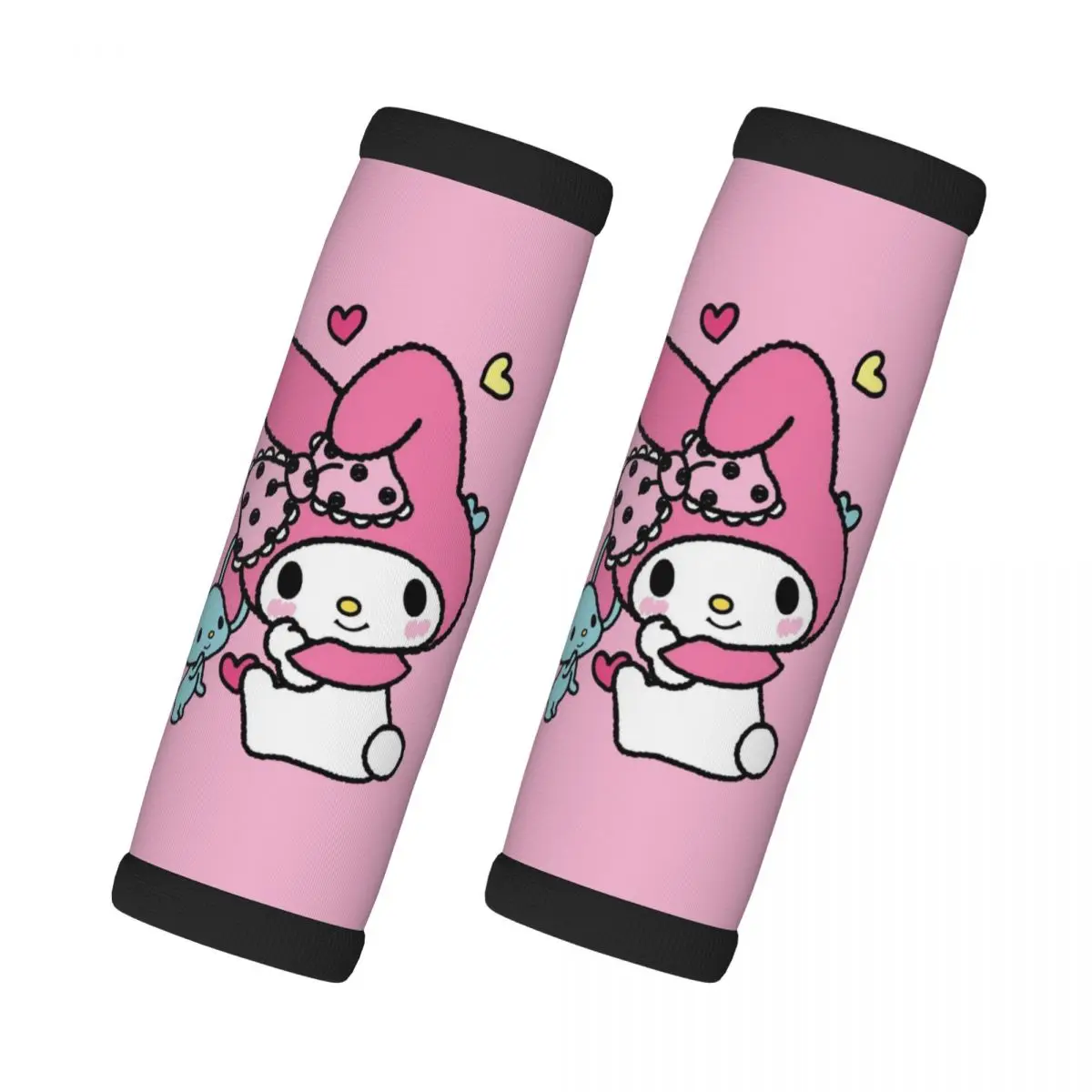 

Custom Cartoons Melody 2 Pcs Luggage Handle Wrap Soft Grip Handle Cover Comfortable Neoprene Suitcase Identifier Travel